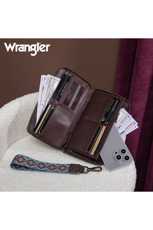 Wrangler Southwest Art Print Wallet - COF