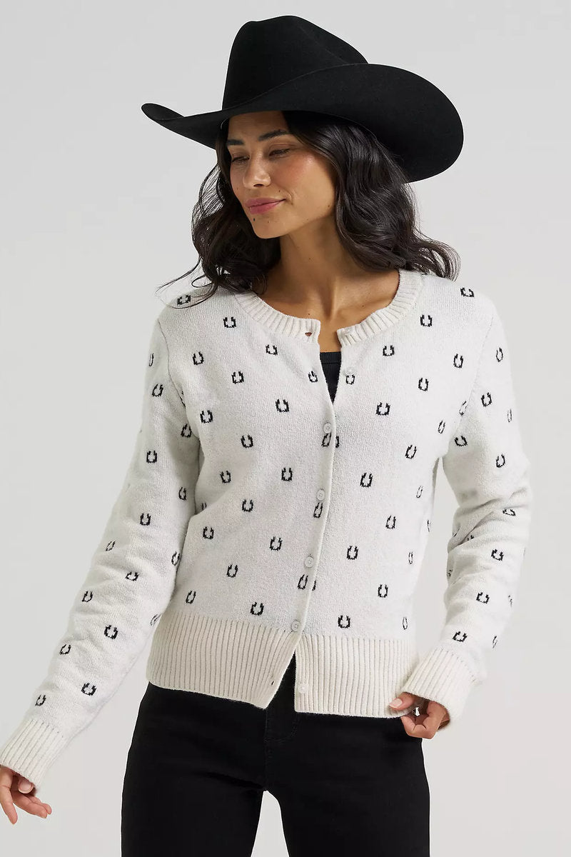 Vintage Sweater Cardi - WHT