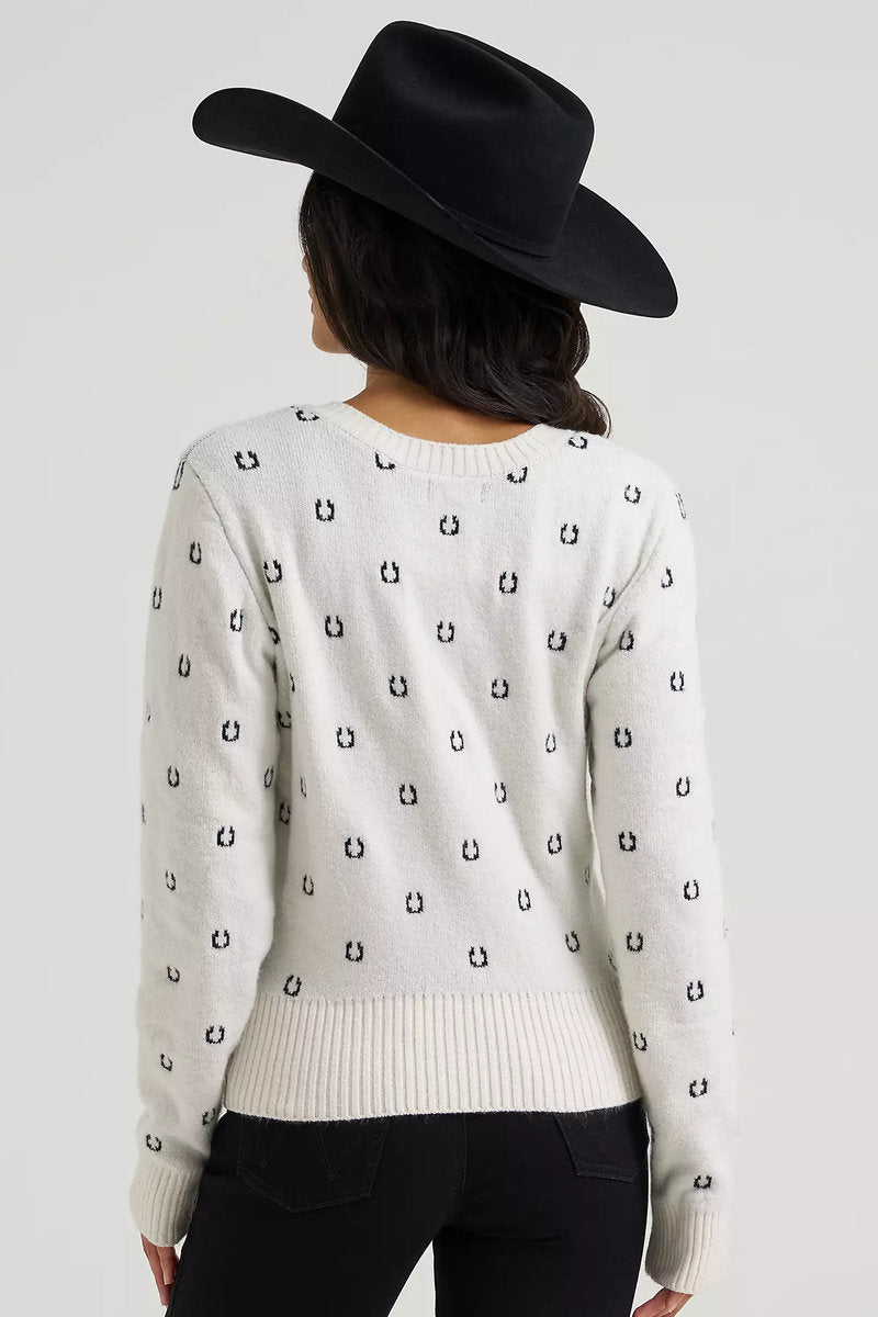 Vintage Sweater Cardi - WHT