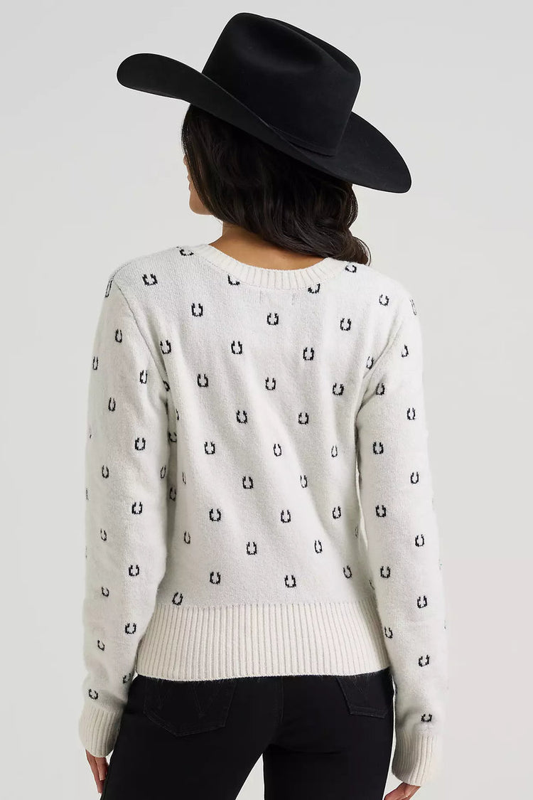 Vintage Sweater Cardi - WHT