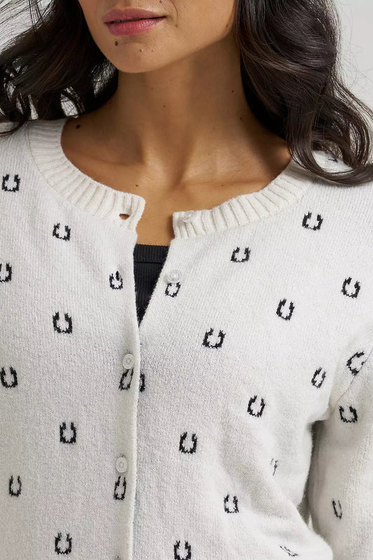 Vintage Sweater Cardi - WHT