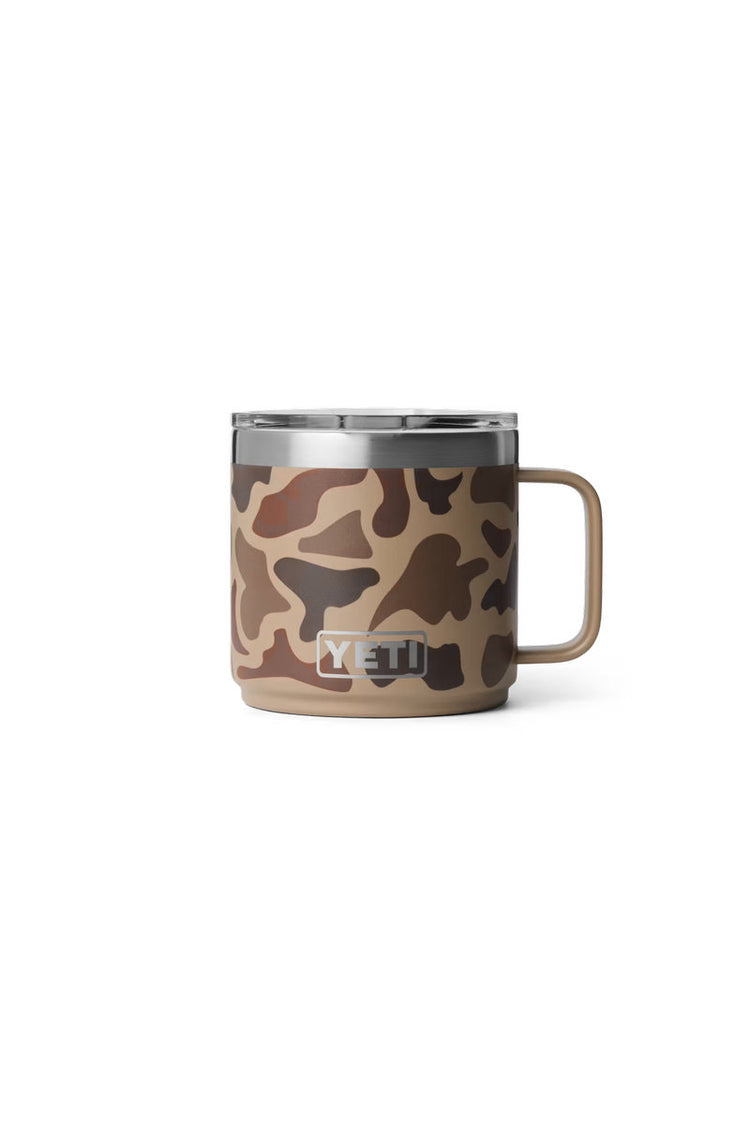 Rambler 14 oz Stackable Mug - Wetlands Camo - WTC