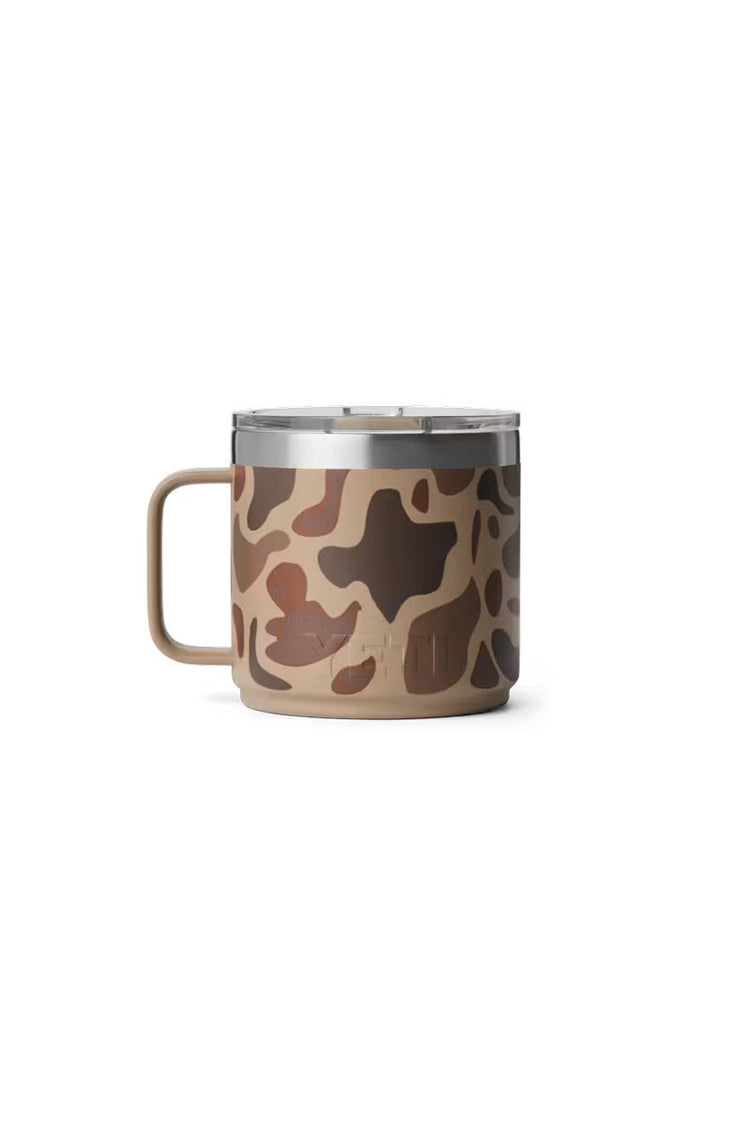 Rambler 14 oz Stackable Mug - Wetlands Camo - WTC