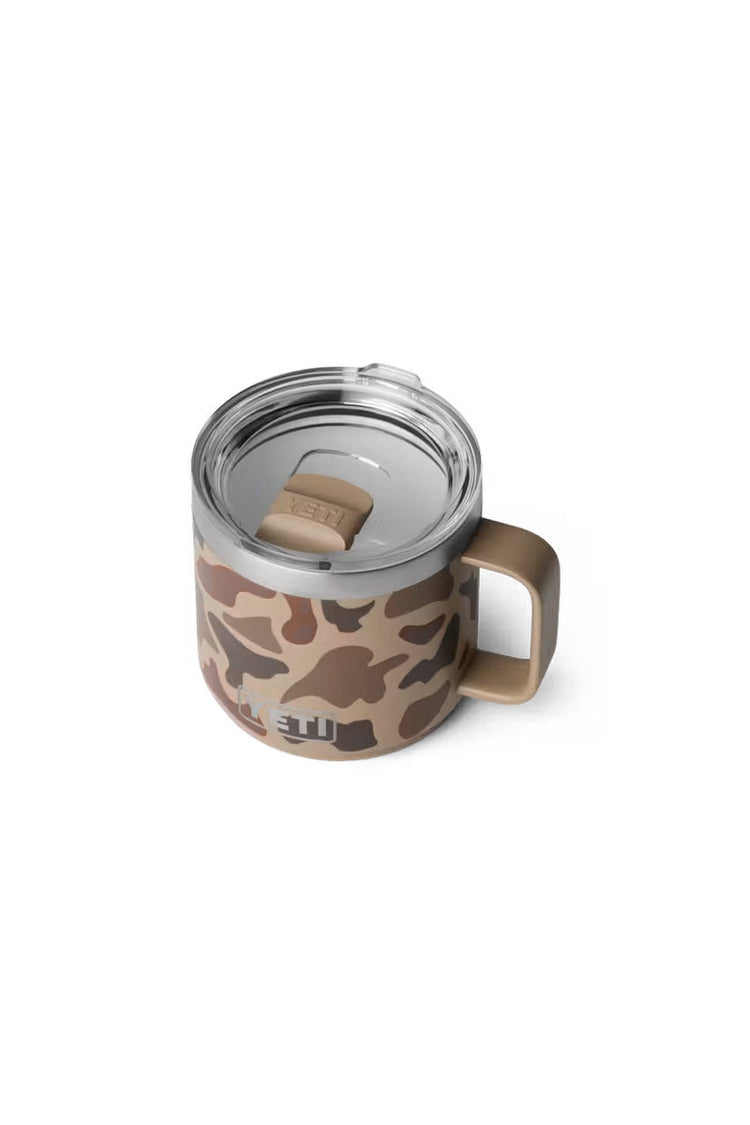 Rambler 14 oz Stackable Mug - Wetlands Camo - WTC