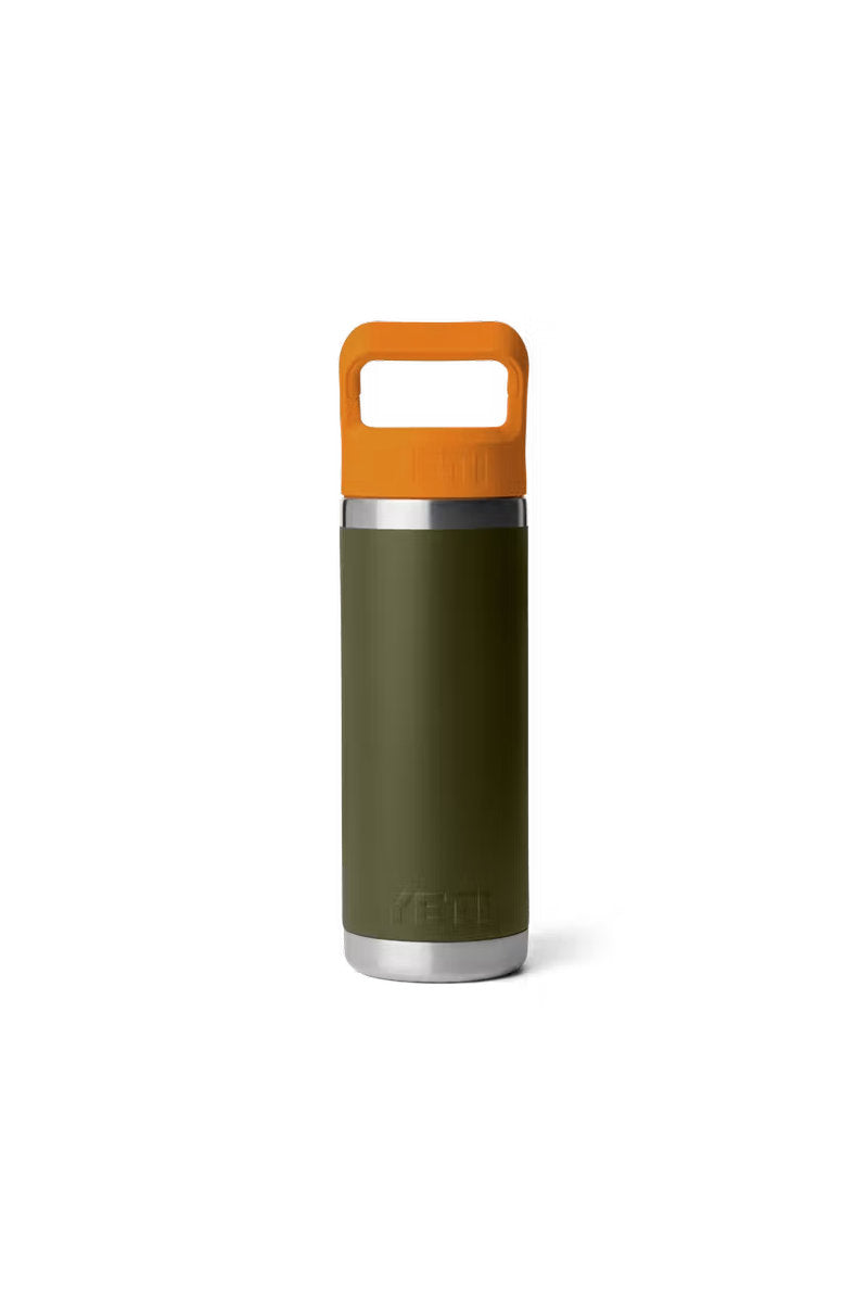 Rambler 18 oz Straw Bottle - Olive/King Crab Orange - OKCO
