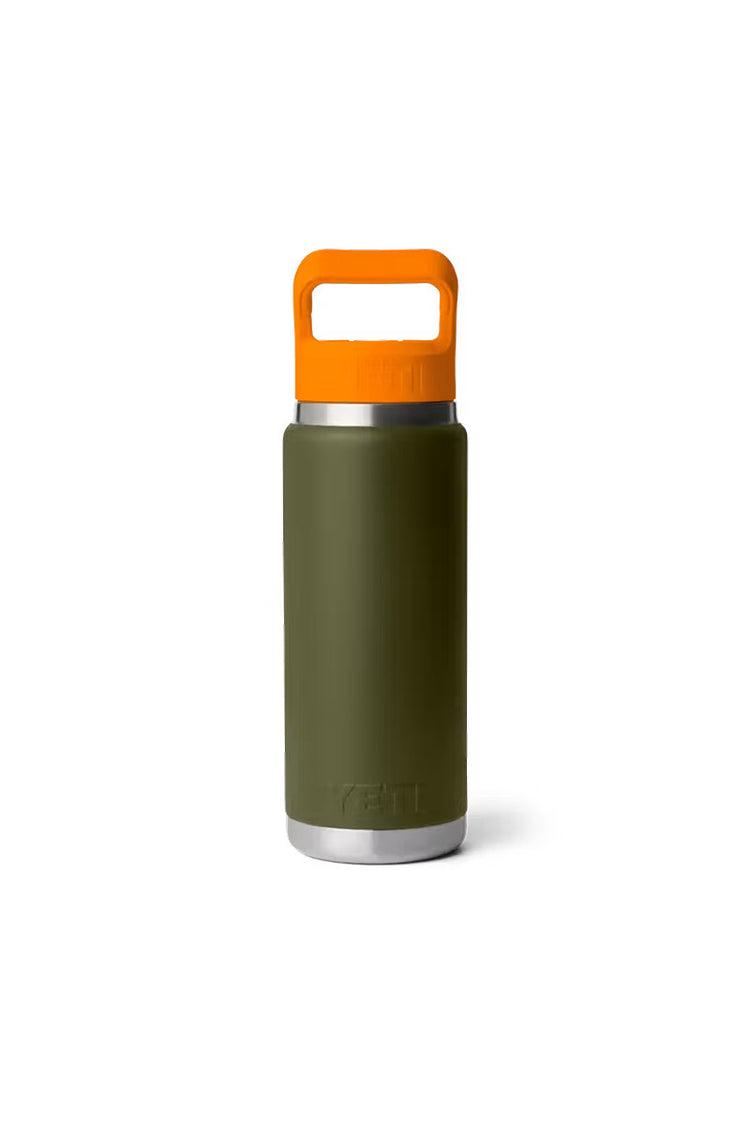 Rambler 26 oz Straw Bottle - Olive/King Crab Orange - OKCO