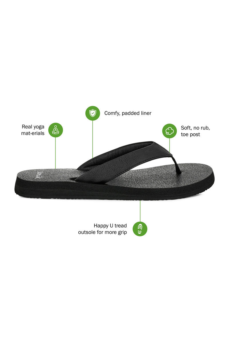 Yoga Mat II Flip-Flop Sandals - White