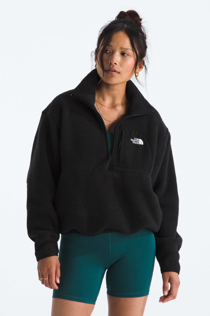 Yumiori Off Peak 1/2 Zip Jacket - BLK