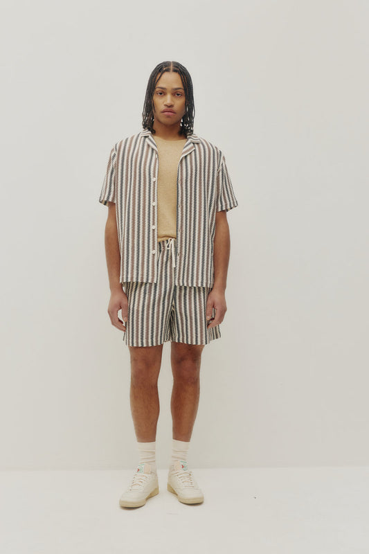 Zig Zag Shirt - BRN