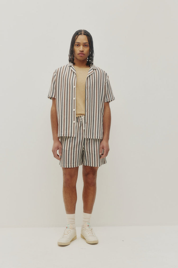 Zig Zag Shirt - BRN