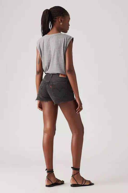 501 Original High Rise Shorts - BLK