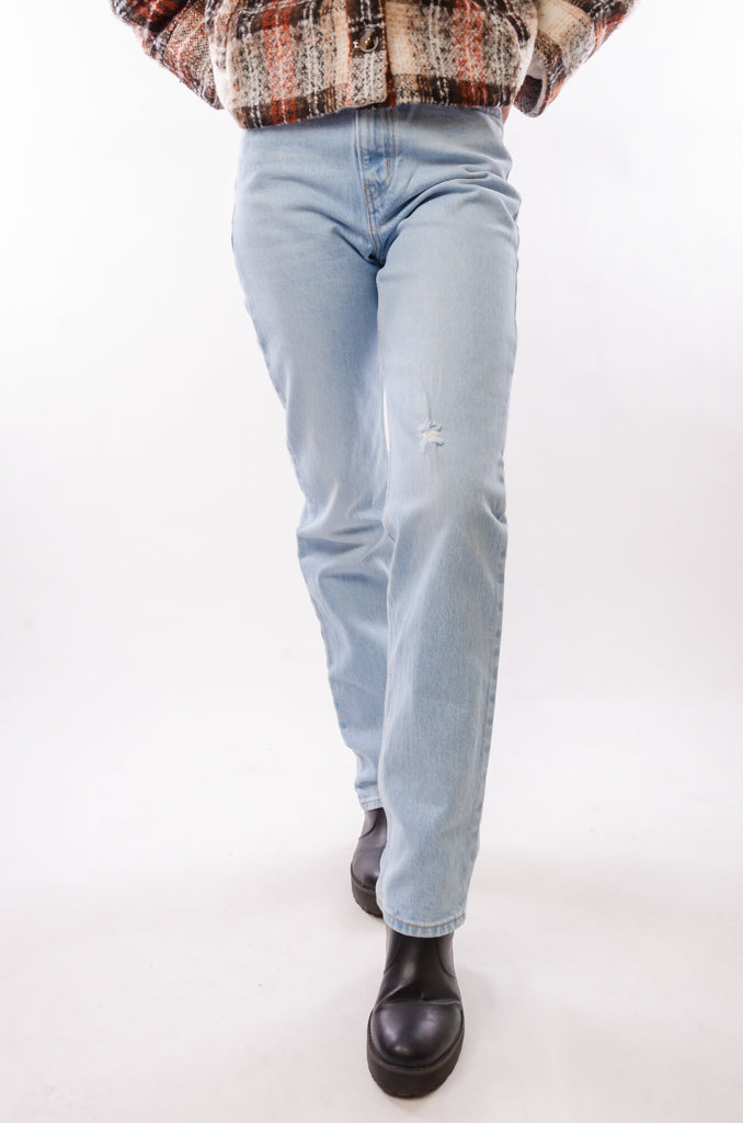 '70s High Slim Straight Jeans