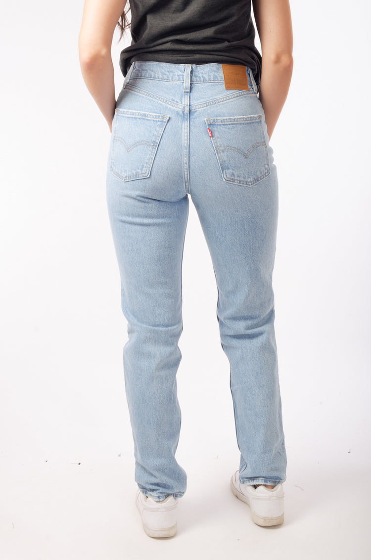 '70s High Slim Straight Jeans - 31