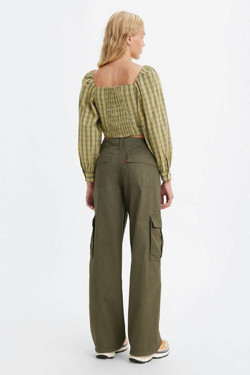 Levis cargo hot sale pants womens