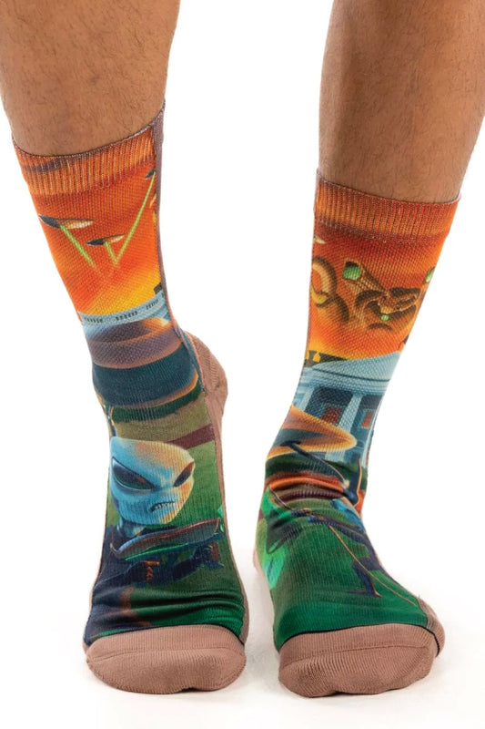 Alien Invasion Sock - MUL