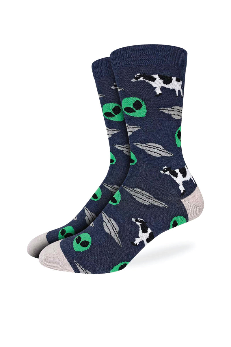 Aliens & Cows Sock