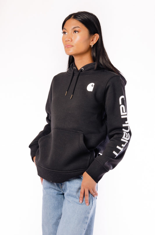 Iconic Logo Sleeve Hoodie - 001
