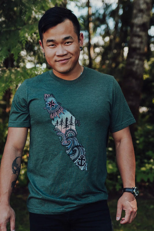 Colourful Vancouver Island Tee - FOR
