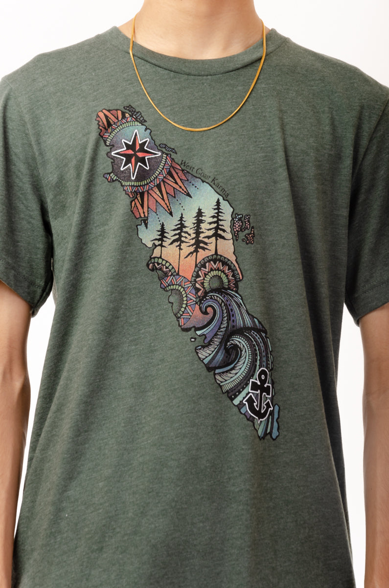 Colourful Vancouver Island Tee