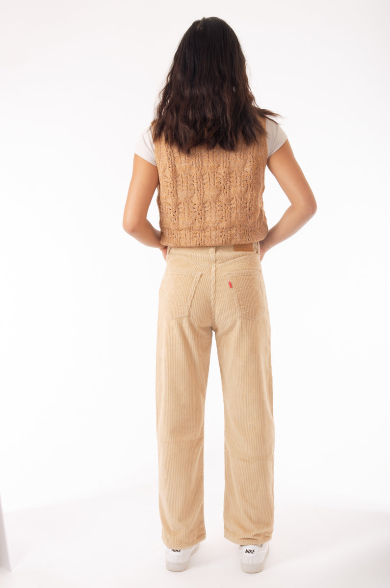Corduroy Ribcage Straight Ankle Pants - 27