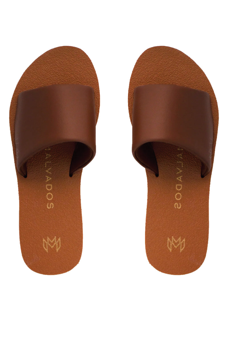 Ellie Cocoa Slide Sandals
