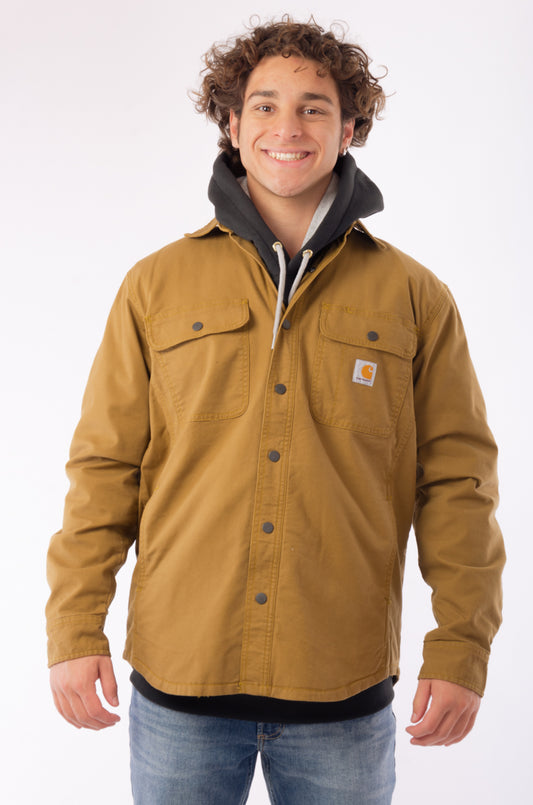 Fleece Lined Shirt Jacket - OBR