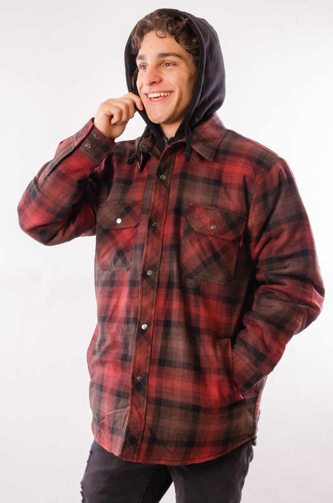 Fooler Quilted Jacket - RED