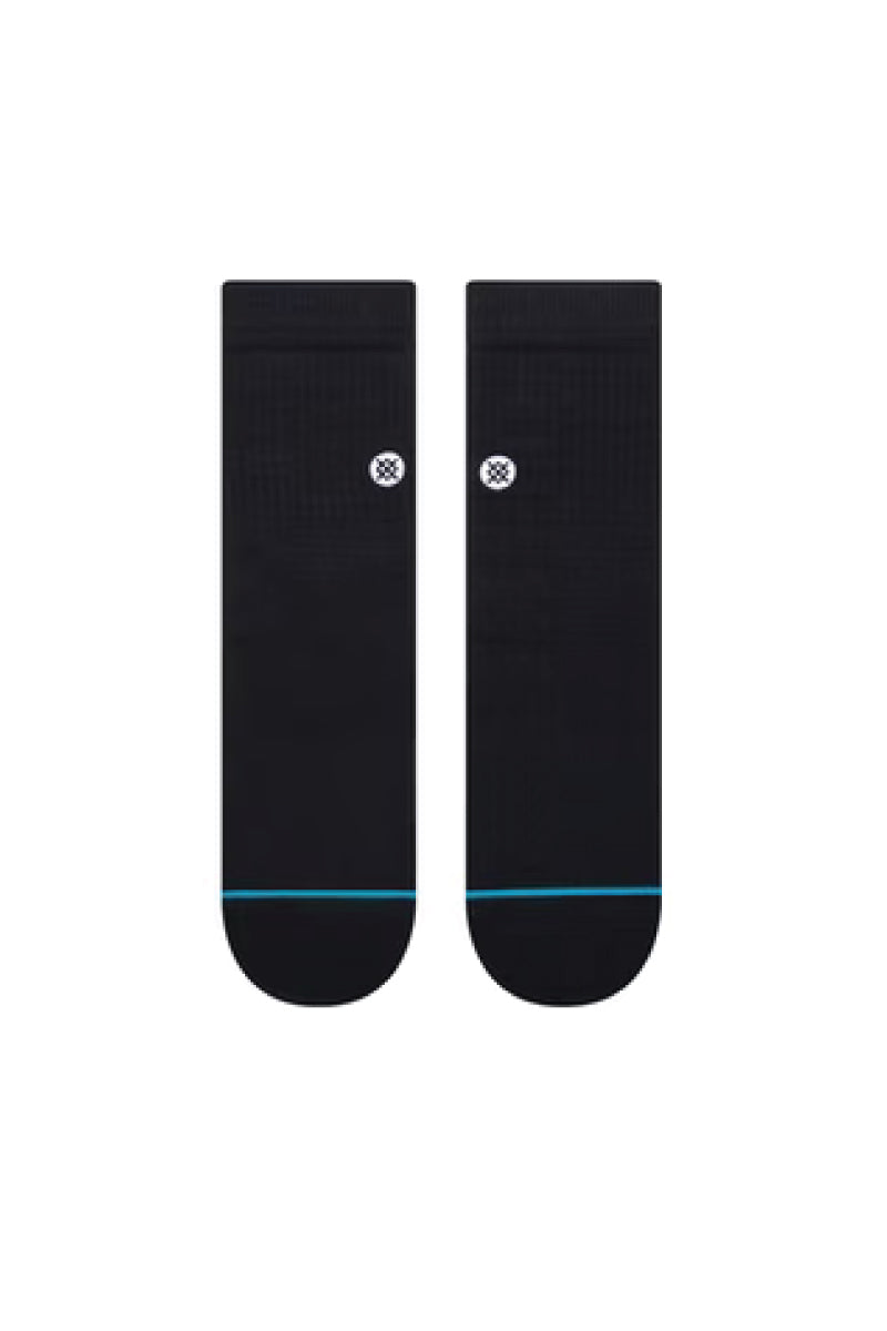 Icon Quarter Sock - BLK