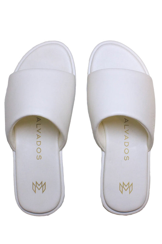 Kacey Platform Slides - WHT