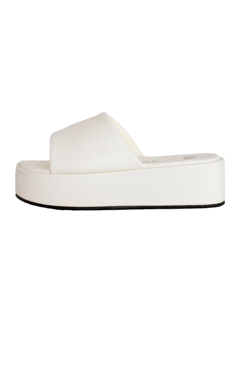 Kacey Platform Slides - WHT