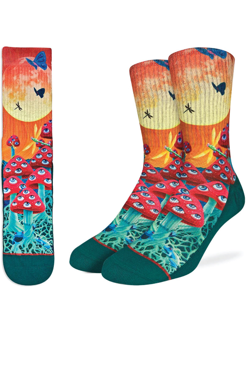 Magic Mushrooms Sock