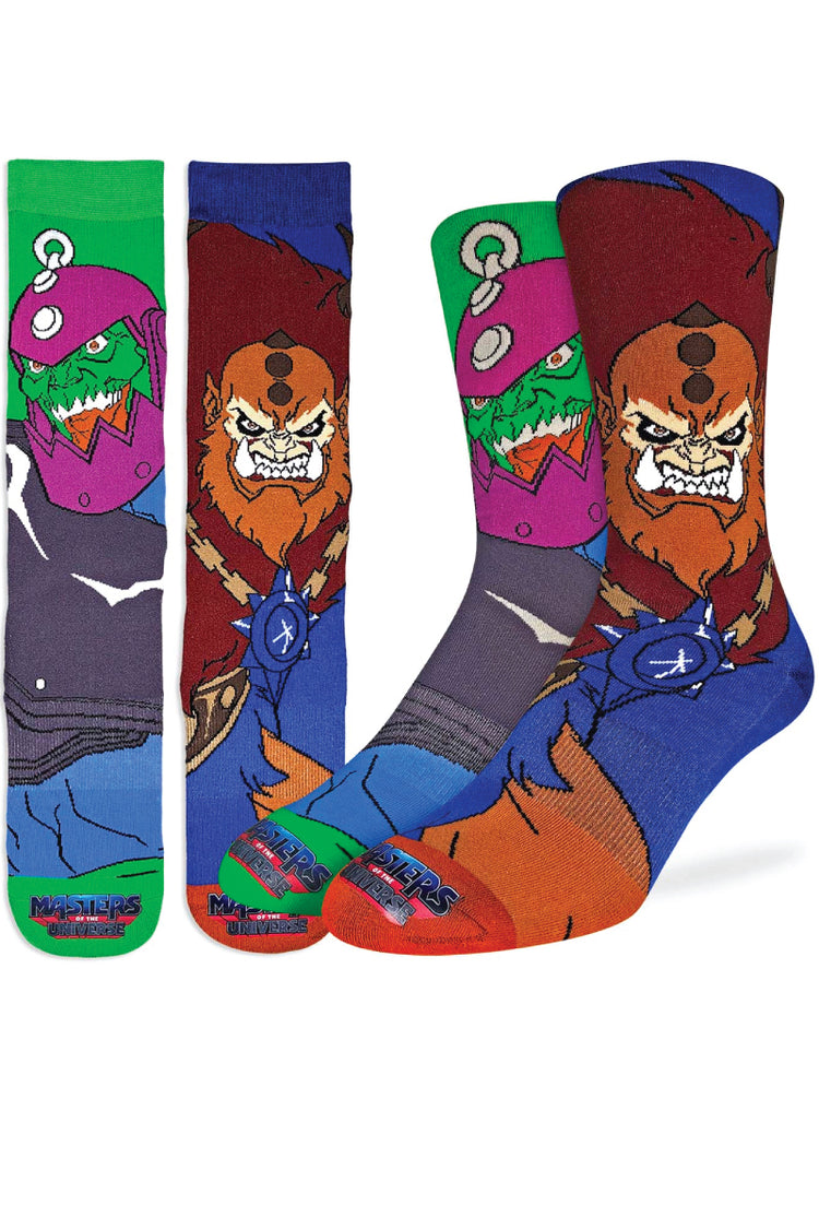 Masters Of The Universe Trap Jaw & Beast Man Sock - MUL