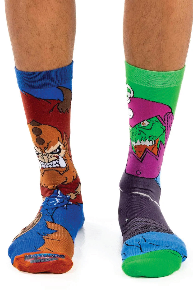 Masters Of The Universe Trap Jaw & Beast Man Sock