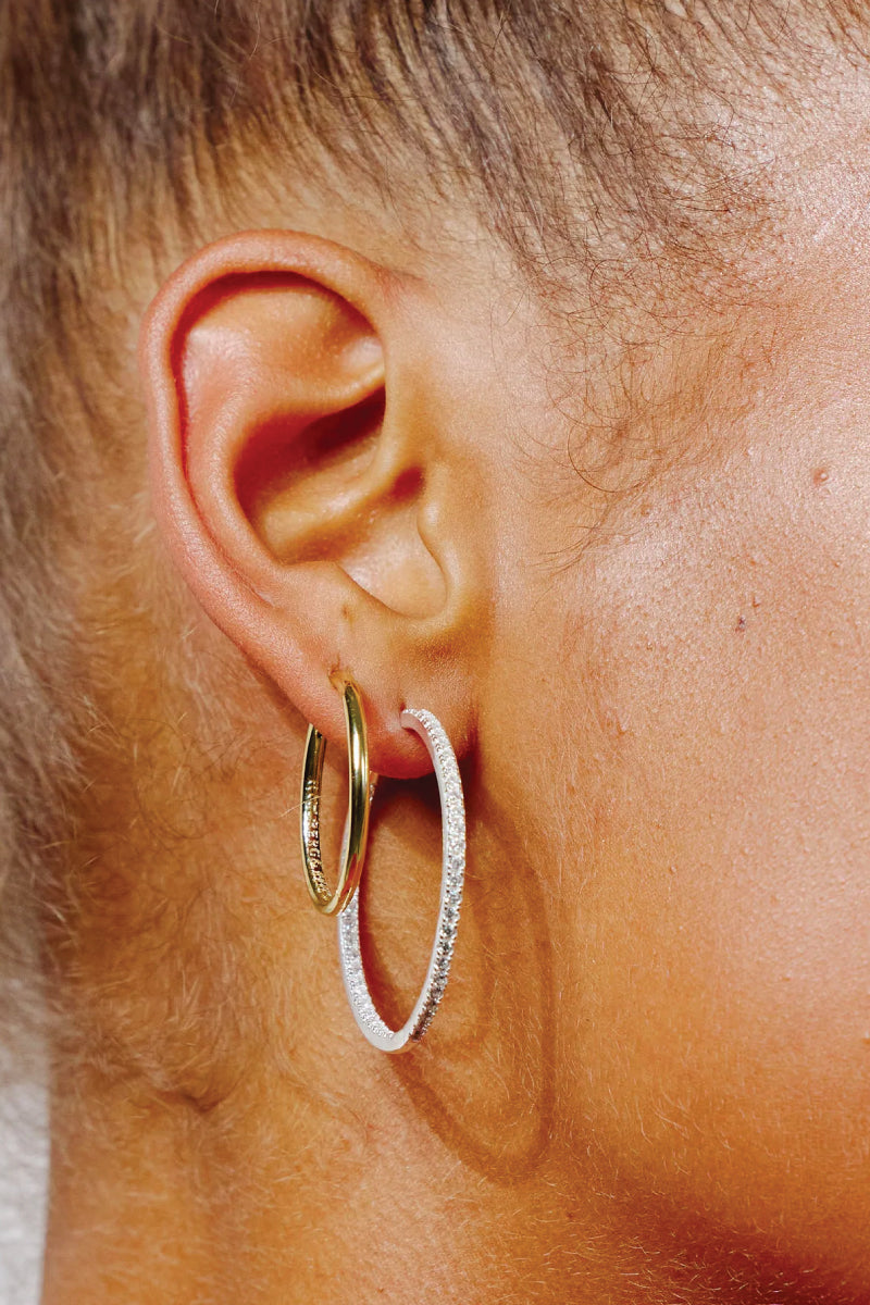 Medium Hoop Earrings - Rose Gold