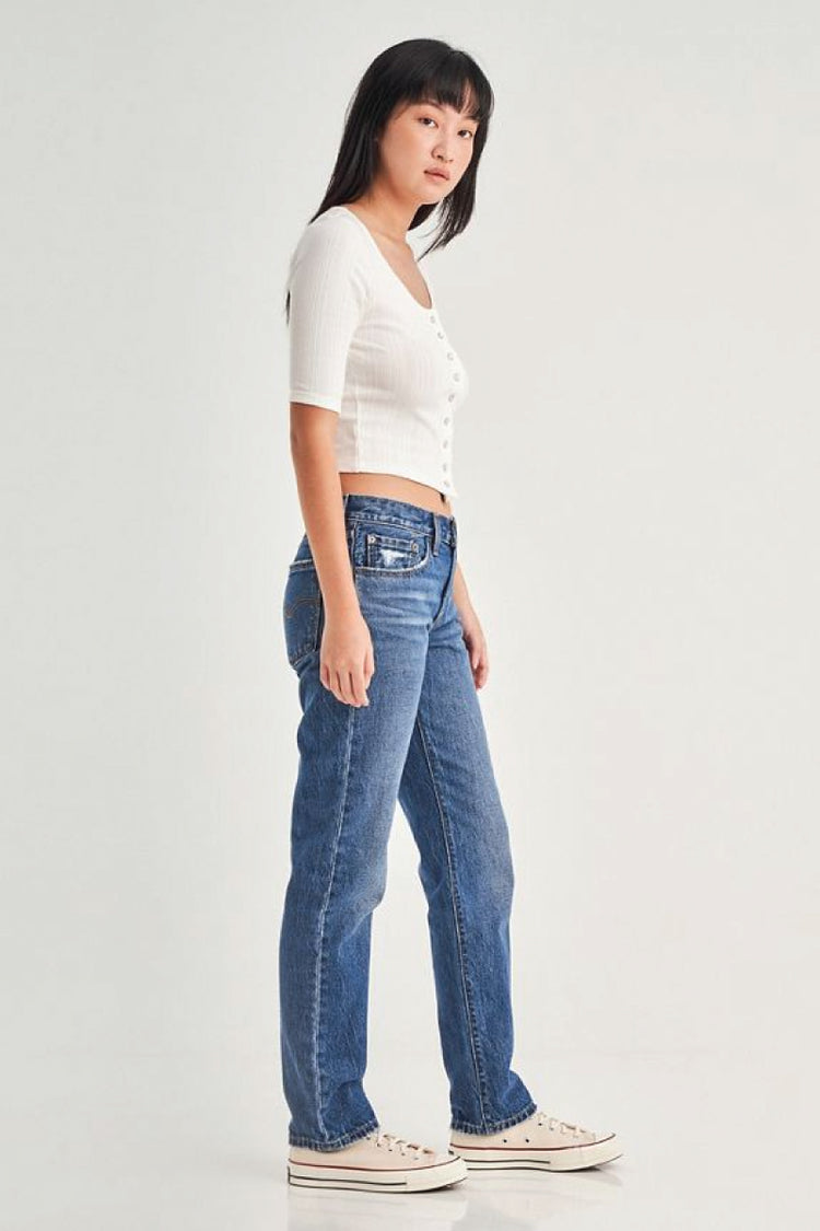 Middy Straight Jeans - 31