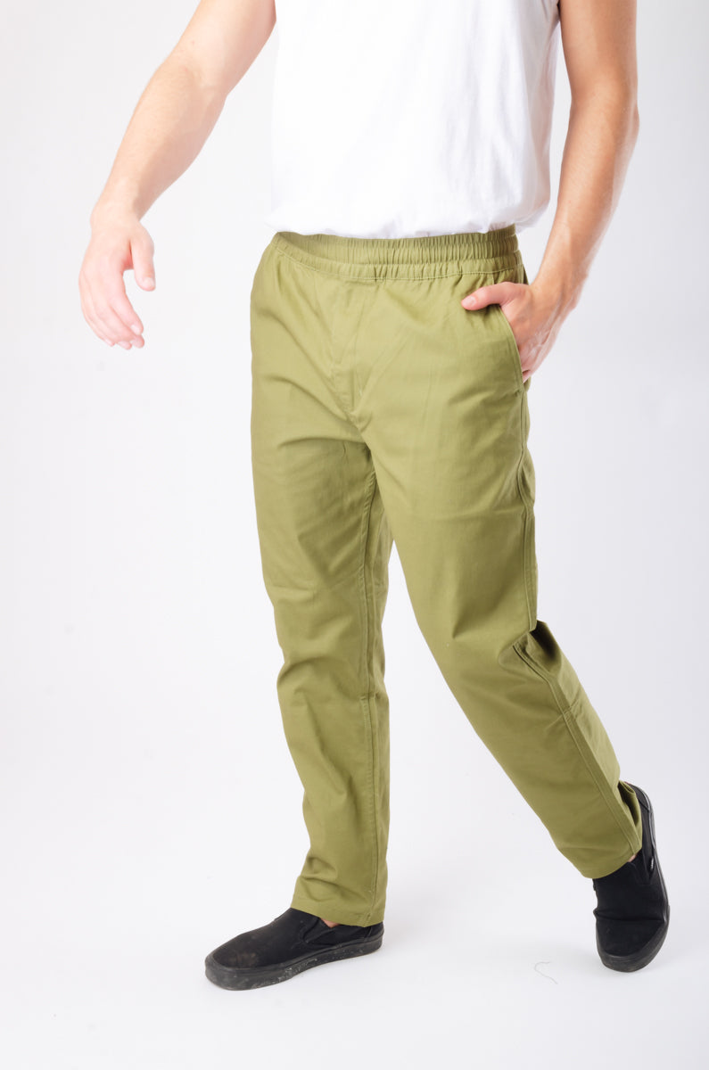 Olive Relaxed Chinos