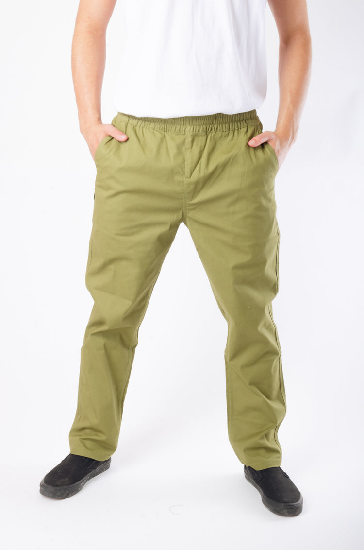 Olive Relaxed Chinos - OLV