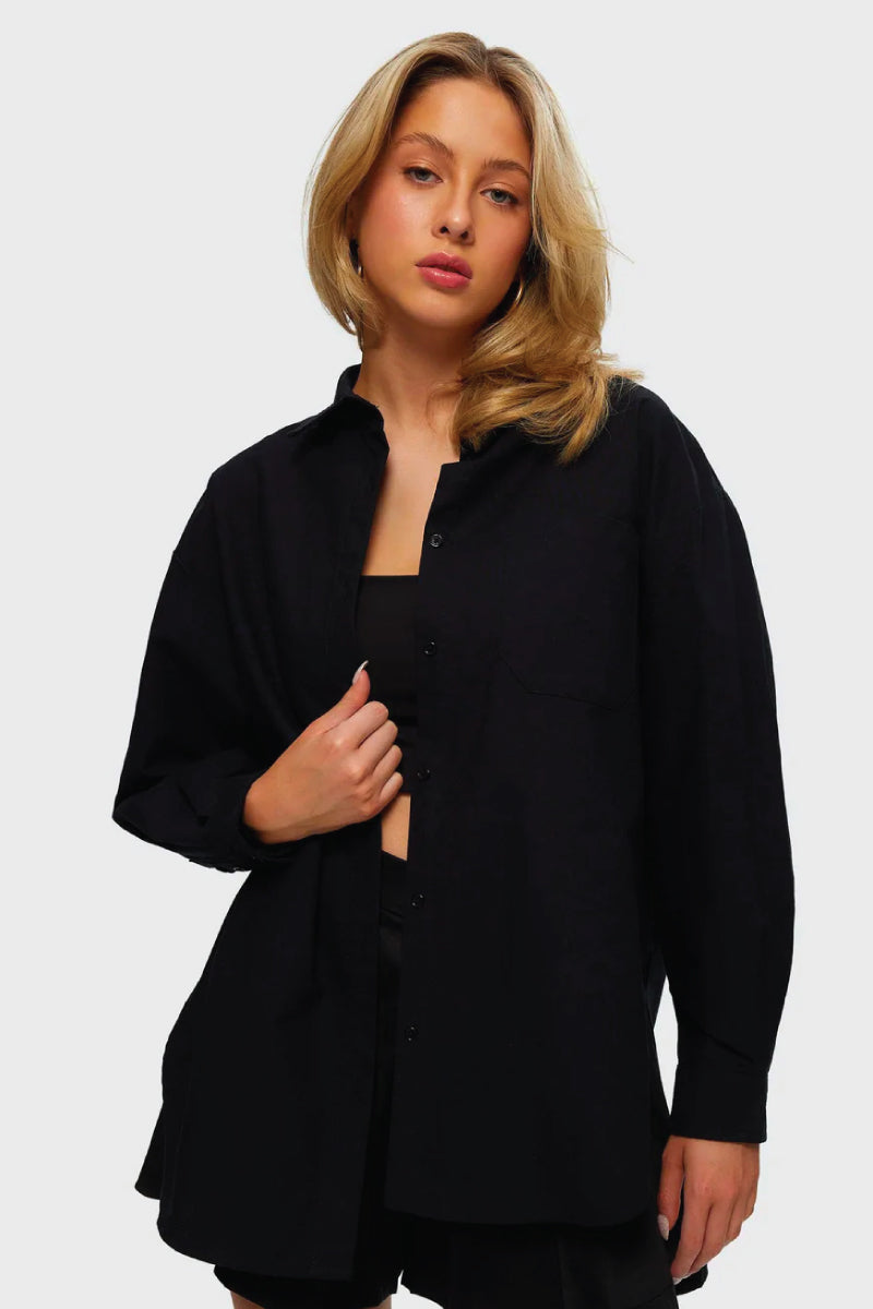 Oxford Blouse - BLK