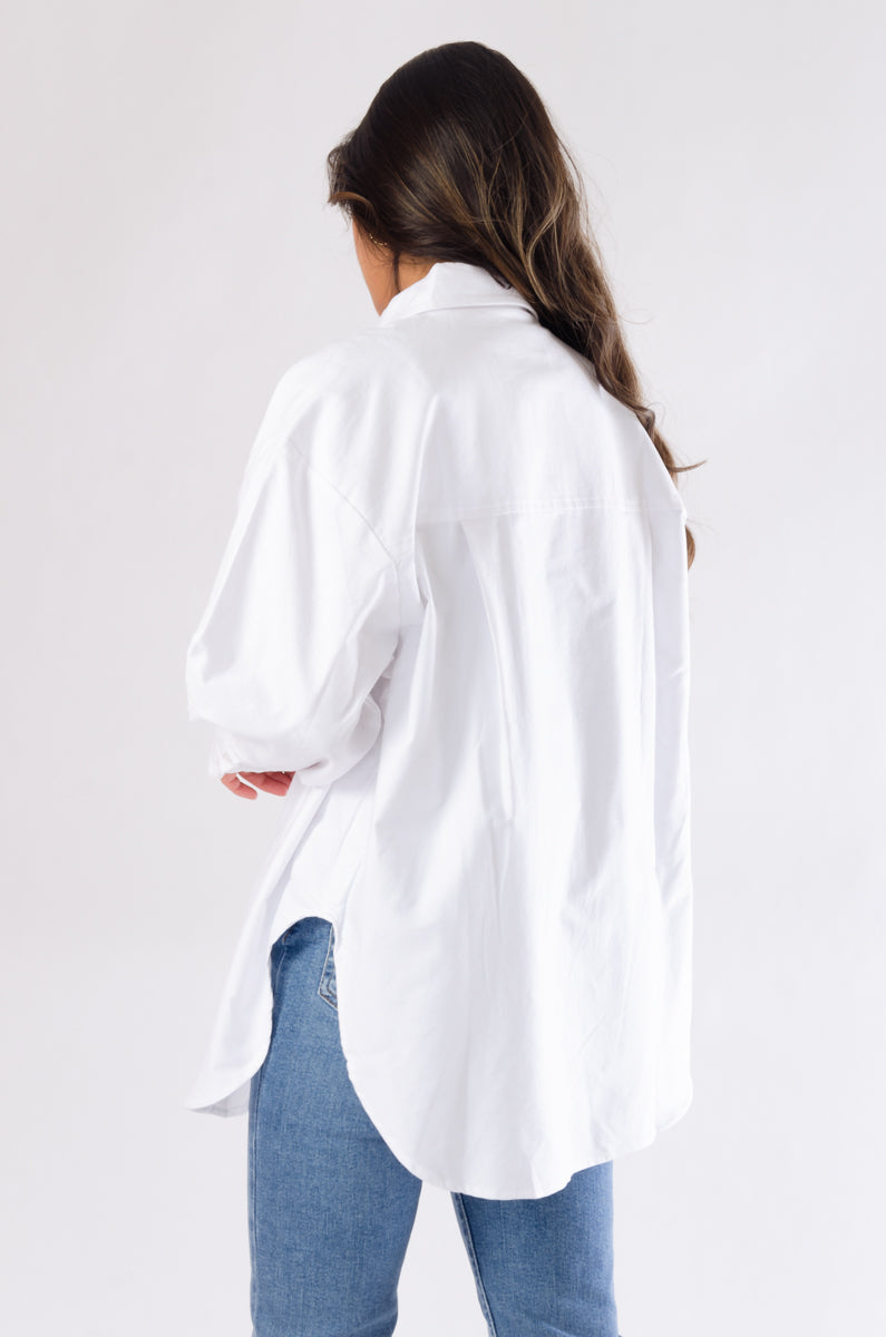 Oxford Blouse - WHT