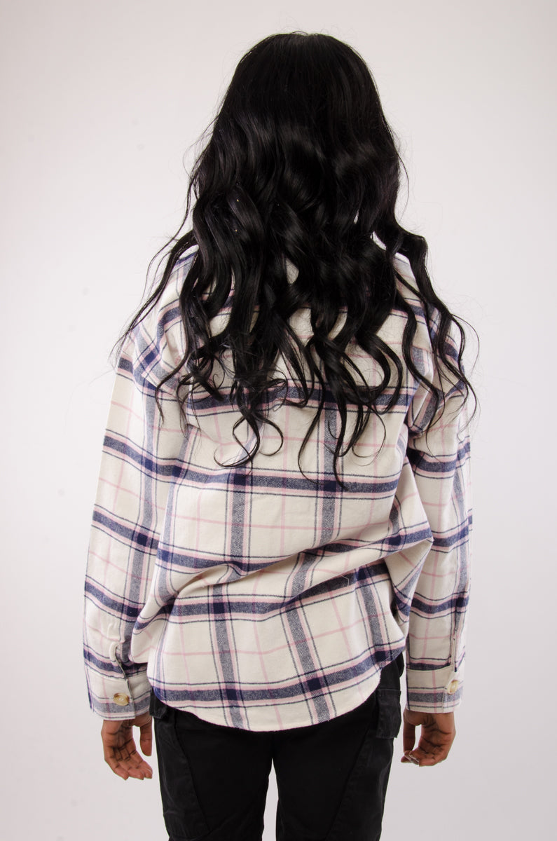 Queen's Plaid Shirt - NVY