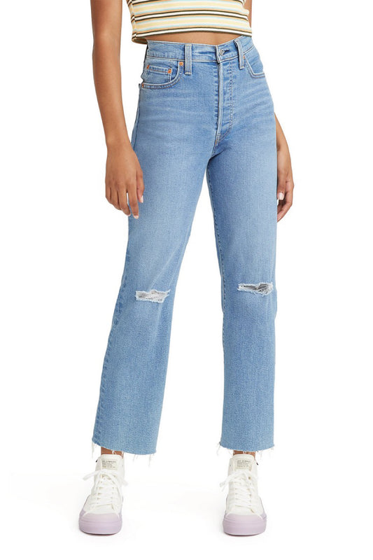 Ribcage Straight Ankle Jeans - 27