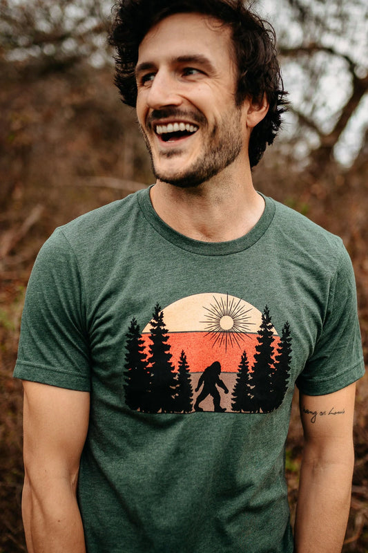 Sunset Sasquatch Stroll Tee - FOR