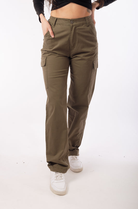 Straight Cut Cargo Pants - MIL