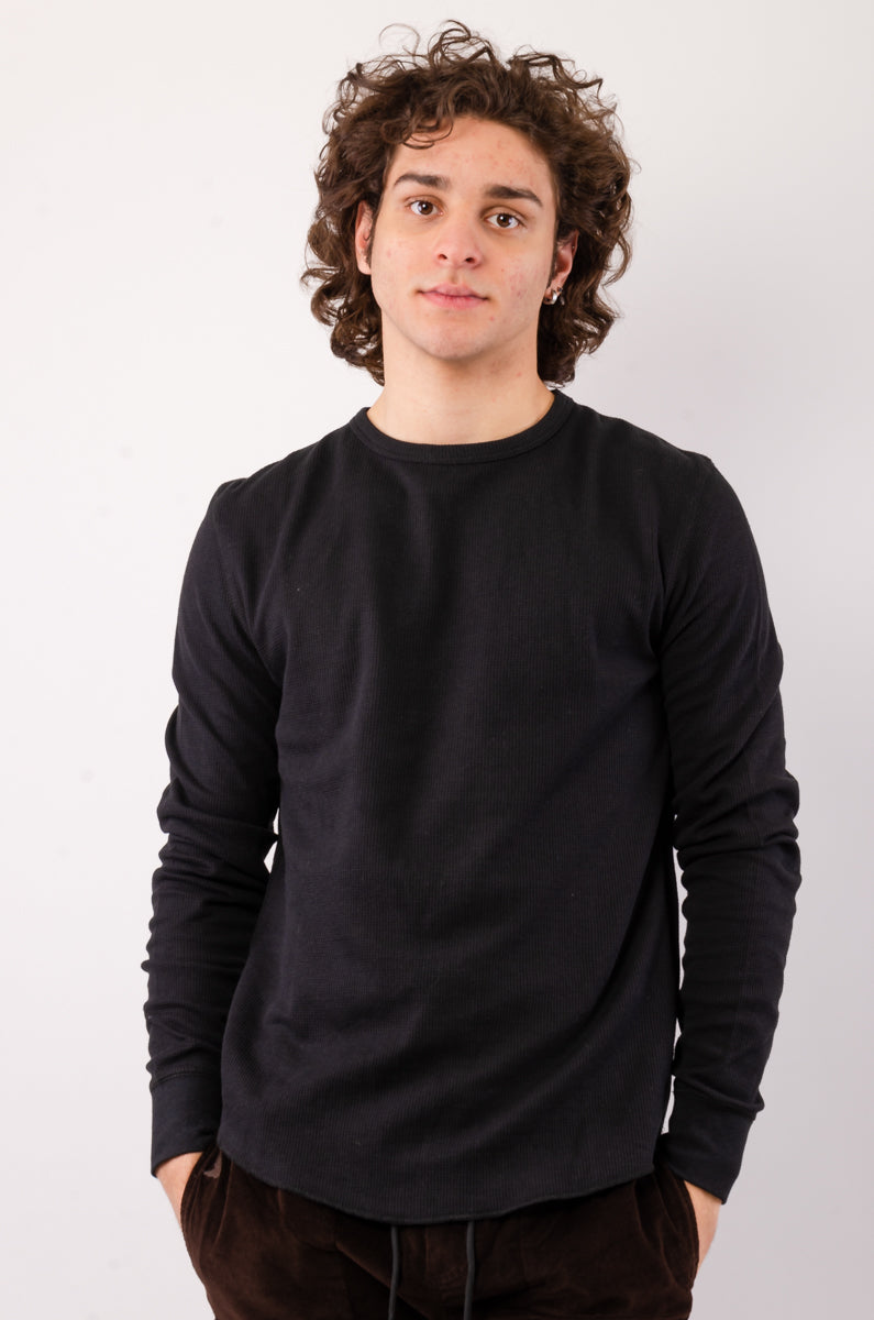 Thermal Hi-Lo Long Sleeve - BLK