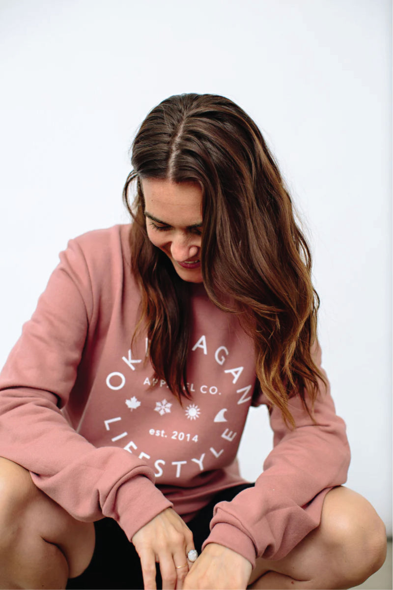 Unisex Dusty Rose Community Crewneck - PEA