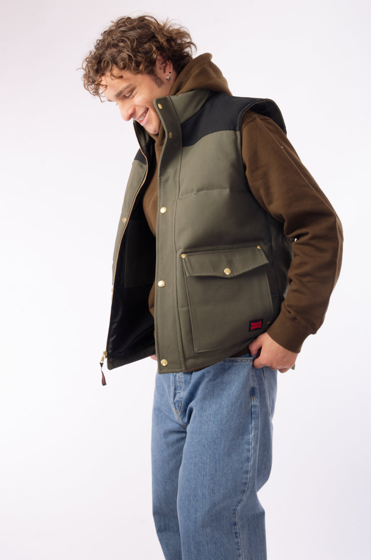 Woodsman Duck Vest - GRN